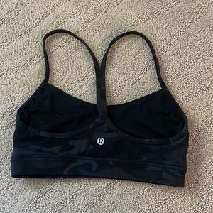 Lulu Black Camo sports bra